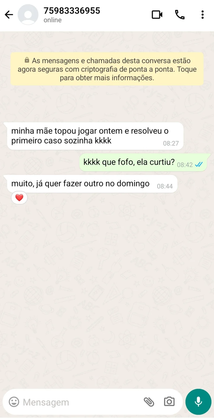 Conversa: mãe comprou pro filho ficar menos no celular e ele achou o culpado antes dela